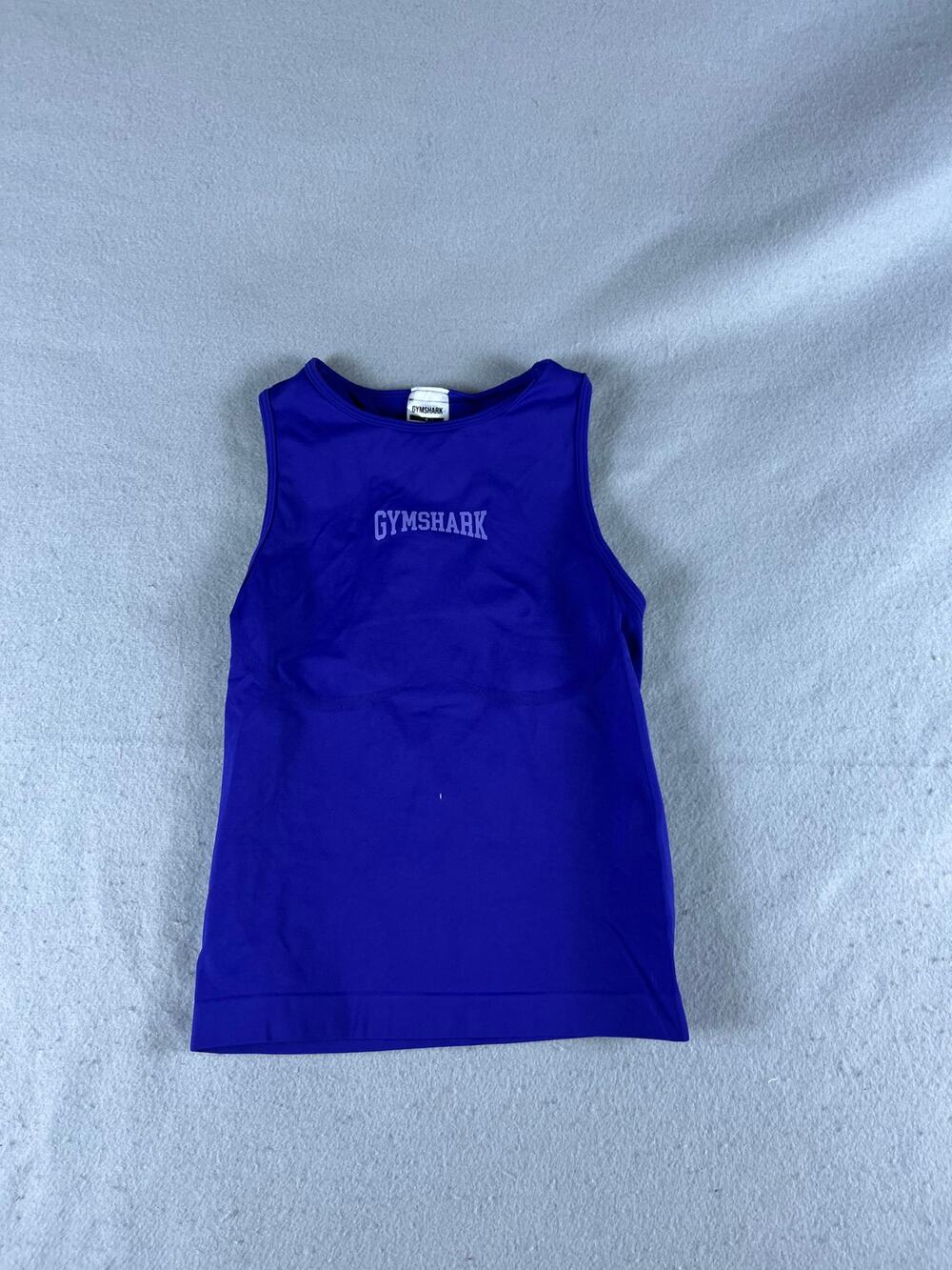 Gymshark Everyday Seamless Graphic Tank Womens S Cobalt Purple Performance Gym